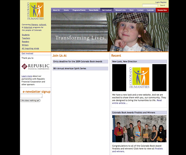 Colorado Humanities Website